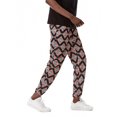 thumbnail image 4 of Men Cotton Baggy Hippie Yoga Harem Pants Funky Printed Plus Size Trousers Sports Boho Wide Leg Baggy Harem Pants with Pockets Bronze M, 4 of 5