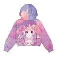 thumbnail image 5 of Xoenoiee Dragon Cloud Print Long Sleeve Hoodies for Girls Kids Fleece Fashion Half Zip Sweatshirts Cute Y2k Fall Clothes for Teens Child, 7-8 Years, 5 of 7