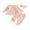 Light Pink, variant on RUINIXCW Toddler Girl Fall Outfits Lace Trim Long Sleeve Tops and Pants Headband