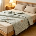 thumbnail image 4 of Tyidzon Summer Quilt, Lightweight Cooling Blanket, 60x79 inch Embossed Breathable Machine Washable Thin Comforter for Bed, 4 of 6
