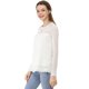 thumbnail image 4 of AllegK CamiDe GaCon Cuello Redondo Y BluCampesiDe ManLarCon Panel Floral De Encaje PaMujer Blanco XL, 4 of 6