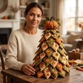 thumbnail image 4 of Bsirktail Halloween Craft Kit, DIY Fabric Tree Decoration Kit, 3D Quilted Halloween Tree Craft Project for Beginners, Tabletop Home Decor DIY Project for Halloween Mantel Shelf Party Display (D), 4 of 6