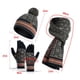 thumbnail image 4 of Guardurnaity Conjunto de bufanda Sombrero de invierno Guantes cálidos Acrílico Diseño engrosado Multifuncional Cabeza Cuello Manos Linda Suavidad Sombreros Tipo 1, 4 of 6