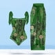 thumbnail image 1 of Traje De Baño Damas 2 piezas de traje de baño de playa para mujer con cordones y vestido para deportes acuáticos (XL verde) Tmvgtek Para Estrenar, 1 of 3