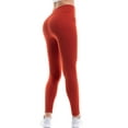 thumbnail image 3 of MixMatchy Women's Soft Fleece Lined High Waist Solid Leggings, 3 of 5
