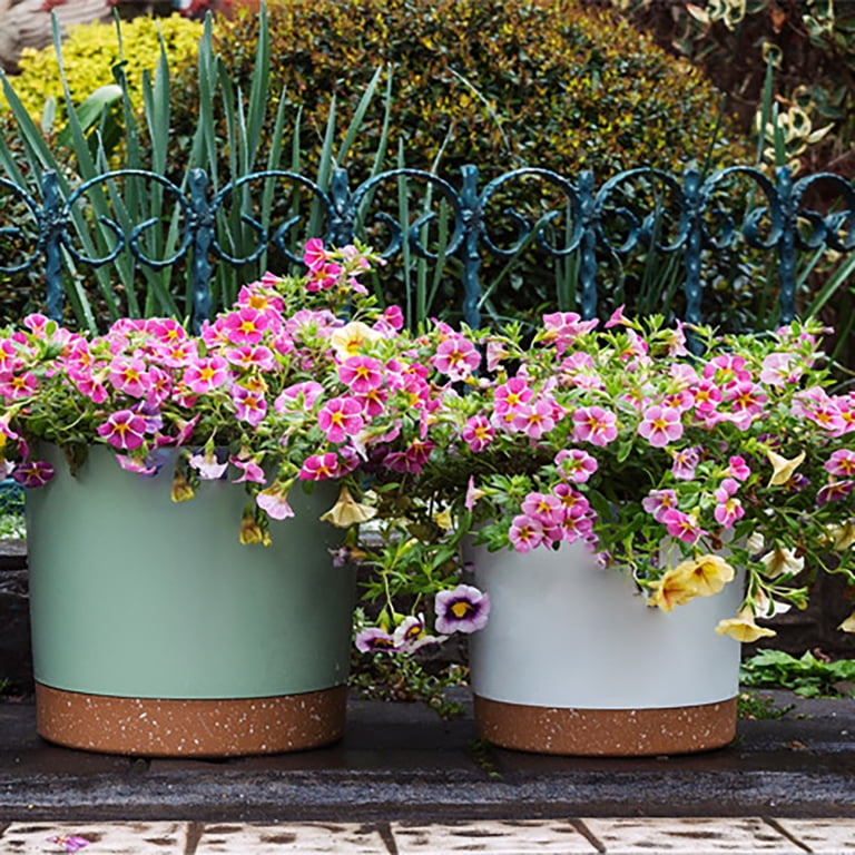 Walmart Clearance! Pots for Plants, Large Plant Pot for Indoor Plants,  Mid-Century Modern Planter Pot With Drainage Hole, Reactive Glaze House  Plant ...