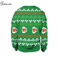 thumbnail image 3 of Sudadera con cuello redondo de gran tamaño para hombre y mujer, jersey de chándal, ropa de calle para pareja, Día de San Patricio, 3 of 4