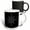 Multicolor, variant on 3drose, Pretty Eight Point Flower Patterned Snowflake in White on a Black Background, 15oz Mug