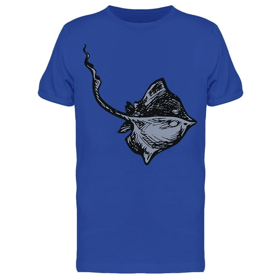 Outline Stingray T-Shirt Men -Image by Shutterstock, Male XX-Large