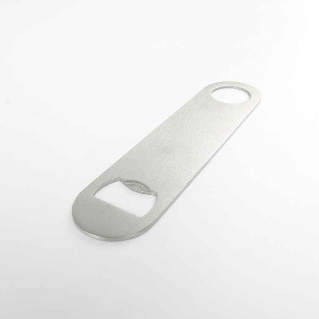 Large Flat Stainless Steel Speed Bottle Cap Opener Remover Bar Beer Tool Silver