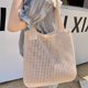 thumbnail image 3 of Bolso de verano Niche Bolso de punto que combina con todo Bolso de punto simple Bolso de hombro hueco de malla para mujer Bolso de mano, 3 of 5