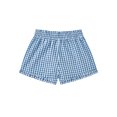 thumbnail image 4 of Elippeo Women's Plaid Shorts Casual Loose Fitting Elastic Waist Shirred Ruffled Trim Short Pants Lounge Shorts, 4 of 8