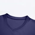 thumbnail image 5 of Virmaxy Youth Gradient Color Block Football Jersey Set V Neck Short Sleeve Stripe Quick Dry Breathable Two Piece Athletic Training Outfit, for 5-15Y, 5 of 7