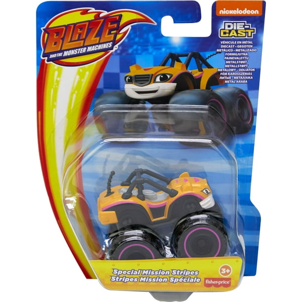 Fisher Price Blaze the Monster Machines Special Mission Stripes Diecast Toy Truck 1 Piece Walmart Business Supplies