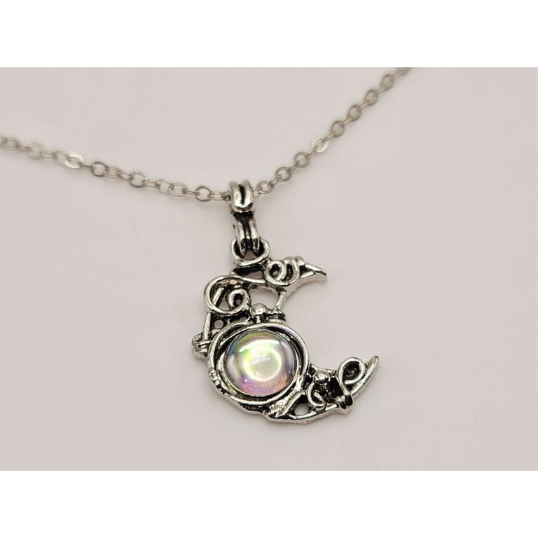 Cute moon hotsell necklace
