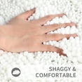 thumbnail image 5 of U Shaped Toilet Bath Rug, Luxury Chenille Contour Mat for Bathroom, Soft Comfortable Shaggy Commode Rug, Water Absorption, Non-Slip, Extra Thick, Machine Wash, 24.4 x 20 Inch, White, 5 of 6
