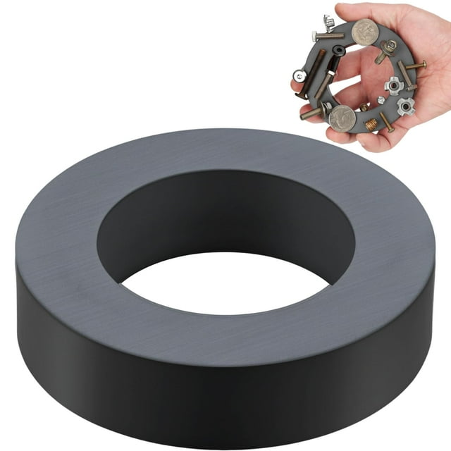 Imán con anillo de ferrita BuildMaven, grande y resistente, 100 mm x 60 mm