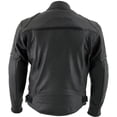 thumbnail image 4 of Milwaukee Leather LM17013 Men's Premium Black Advanced Leather Motorcycle Jacket w/ CE Armor Protection 5X-Large, 4 of 7