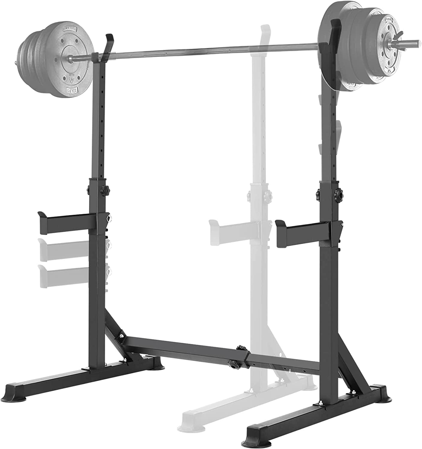 Increkid Adjustable Squat Rack Stand Bench Press Rack Barbell Stand