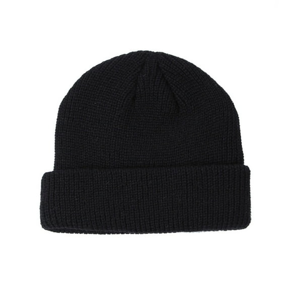 Mightlink Winter Warm Unisex Soft Knitted Beanie Hat Solid Color Street Outdoor Sport Cap