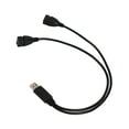 thumbnail image 3 of USB 2.0A macho a 2 USB dual hembra Jack Y divisor adaptador de cable, 3 of 8