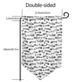 thumbnail image 7 of Wukai Fish Bones Print Garden Flag 12.5x18 Inch Double Sided Sun-resistant Rain-resistant, Wrinkle-resistant Colorfast(Only Flag), 7 of 7