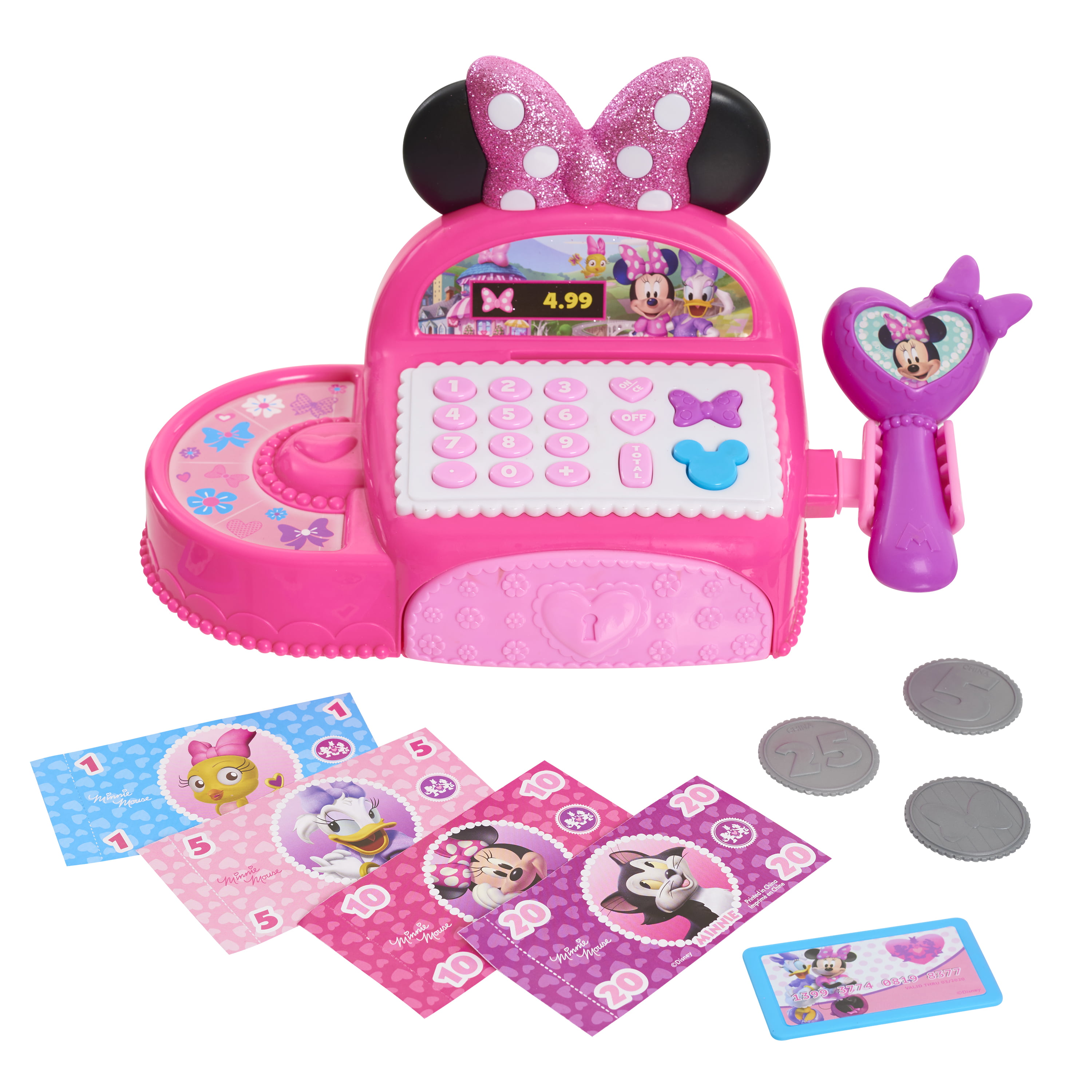 Disney Junior Minnie Mouse Bowtique Cash Register, Ages 3+ - Walmart