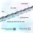 thumbnail image 4 of Cadena para Bicicleta Kmc Patriot 6/10 pasos 112L azul, 4 of 6