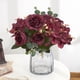 thumbnail image 5 of 1 Ramo de peonías artificiales - Seda, realistas y no necesitan jarrón - para bodas, hogar y decoración, 5 of 8