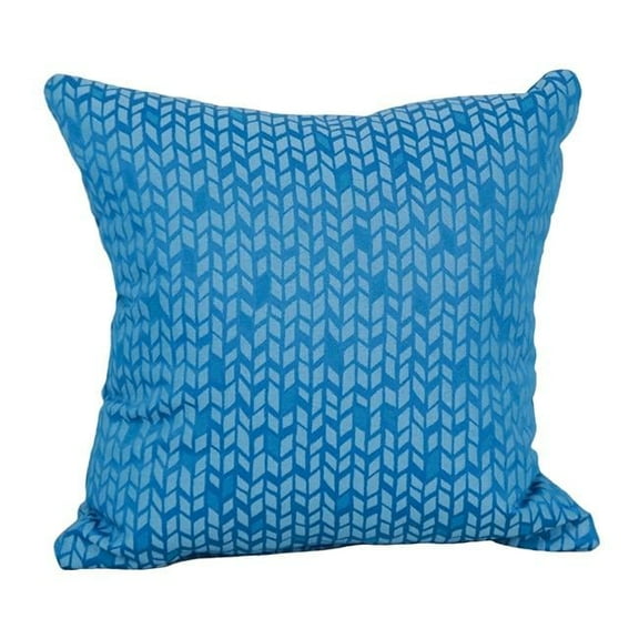 Blazing Needles 9910-S1-ID-081 17 in. Jacquard Throw Pillows with Inserts, Banyan Skippe