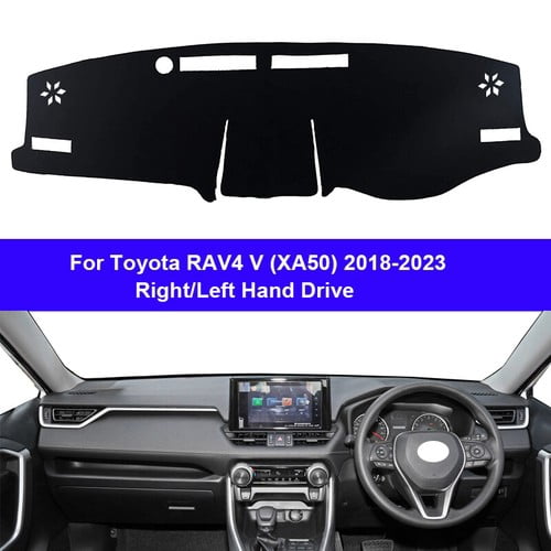 Car Auto Dashboard Cover Dashmat Carpet For Toyota RAV4 V (XA50) 2018 - 2023