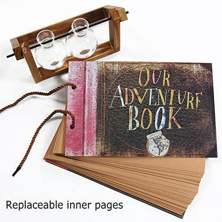 Vienrose Our Adventure Book Up Scrapbook Photo Album DIY Memory Scrap Book  Hard Cover Anniversary Couple Gifts for Men Boyfriend Gifts 