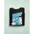 thumbnail image 3 of Frozeti the Yeti - Cool Dippin’ Dots Ice Cream Graphic Men's Sweatshirt, 3 of 4