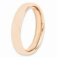 thumbnail image 3 of 925 Sterling Silver Stackable Expressions Pink-plated Polished Ring Size: 7; for Adults and Teens; for Women and Men, 3 of 5