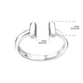 thumbnail image 2 of 925 Sterling Silver Bar Toe Ring, 2 of 3