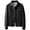 Black, variant on Gyujnb Jackets for Men,Casual Suede Leather Jacket for Autumn Thin Lightweight Stand Collar Outerwear Coat for Daily Streetwear,Winter Coats for Men,Size:XL