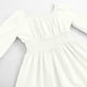 thumbnail image 5 of Vestido de niña de manga larga con cuello redondo, color liso, cuello alto, manga larga, dobladillo con volantes, vestido grande para niña, vestido de poliéster para niña, 5 of 6