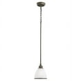 thumbnail image 3 of Sea Gull Lighting 61350-965 Laurel Leaf One-Light Mini-Pendant Brushed Nickel, 3 of 3