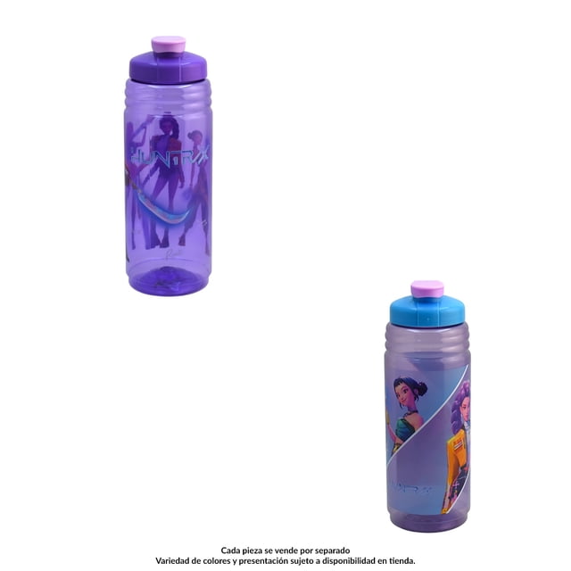 Botella Prichos Guerreras K-POP Con Tapa de Rosca y Tapón 800 ml Varios Diseños 1 Pieza