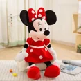thumbnail image 1 of Cartoon Disney Couple Mickey Minnie Doll 35cm Anime Red Pink Minnie Mouse Plush Toys Girlfriend Children Gifts Lovely Plush Toy Red Minnie 35cm, 1 of 6