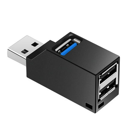 USB Hub, TSV 3-Port USB 3.0 Mini Portable Data Hub USB Splitter High Speed for MacBook, Mac Pro/Mini, iMac, XPS, Surface Pro, Notebook, PC, USB Flash Drives, Mobile HDD, and