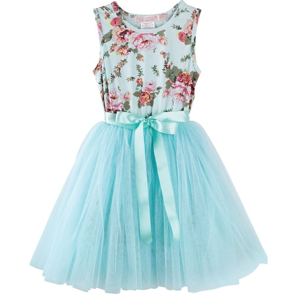 aqua easter dress