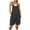 Black, variant on Women's Summer Women's Zipper Pocket Suspender Shorts Jumpsuit Strap Pants