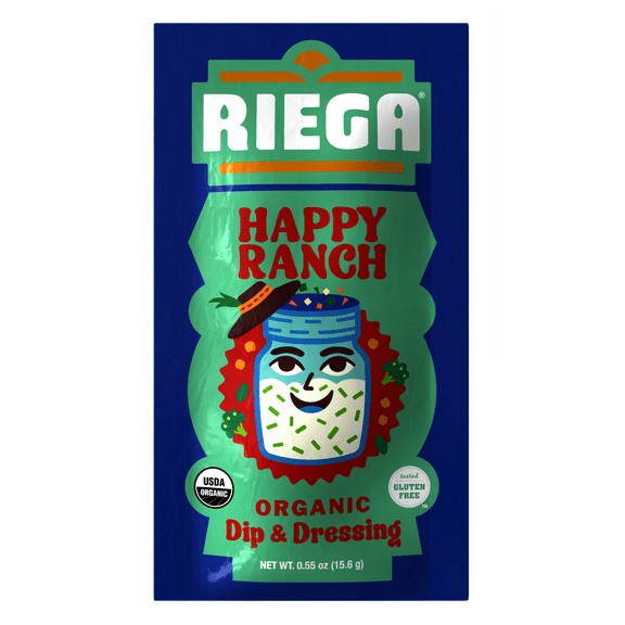 Riega Organic Ranch Dressing Seasoning Mix, 8 Packets