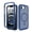 Blue, variant on Dteck Magnetic Case for iPhone 16e / iPhone 17e, Compatible with MagSafe, Translucent Back with Front Frame Rugged Shockproof Protective Cover,Black