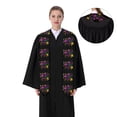 thumbnail image 4 of Kdxio Mardi Gras with Flamingo Graduation Stole Class, Graduation Sash, Unisex Adult 36" Academic Commencements-Sharp Corner, 4 of 7