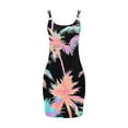 thumbnail image 6 of Vetsdori Sleeveless Mini Dresses for Women Holiday Bodycon Slip Dress Sundress Summer Black Crew Neck,Pockets Graphic Juniors Dress Beach, 6 of 7