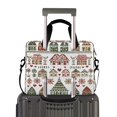 thumbnail image 2 of FORMRS 16" Laptop Bag Carrying Sleeve Case with Handle Travel Shoulder Briefcase, Green Nordic Christmas House, 2 of 8