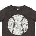 thumbnail image 4 of Inktastic Distressed Baseball in White Boys or Girls Toddler T-Shirt, 4 of 5