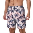thumbnail image 2 of Xecao Tropics Palm Trees for Men's Swimming Trunks Swim Trunks Quick Dry Swim Shorts with Mesh Lining Funny Swimwear Bathing Suits, 2 of 9